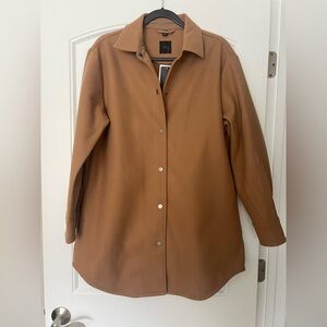 RDI Women's Tan Button-Down Shirt